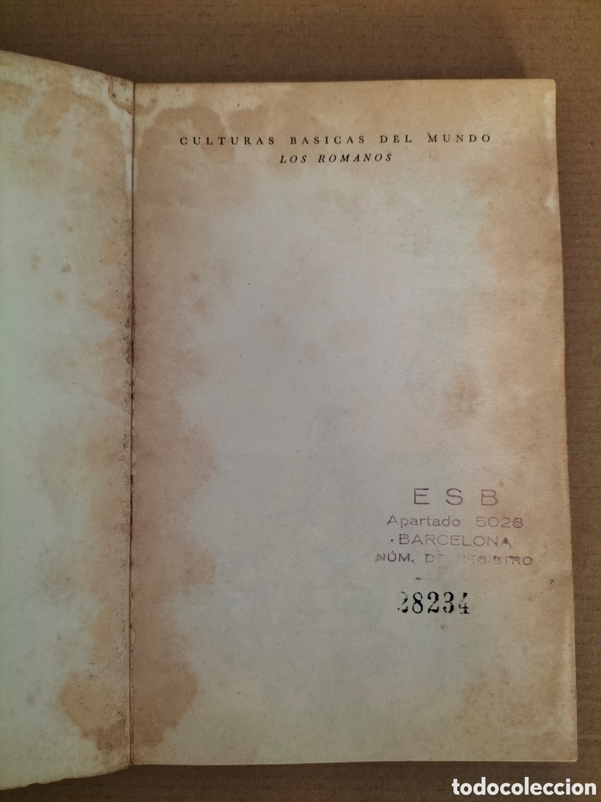 Libros de segunda mano: Los romanos. Alfred Duggan. Culturas b&aacute;sicas del mundo. Editorial Joaqu&iacute;n Mortiz, 1966. Libro