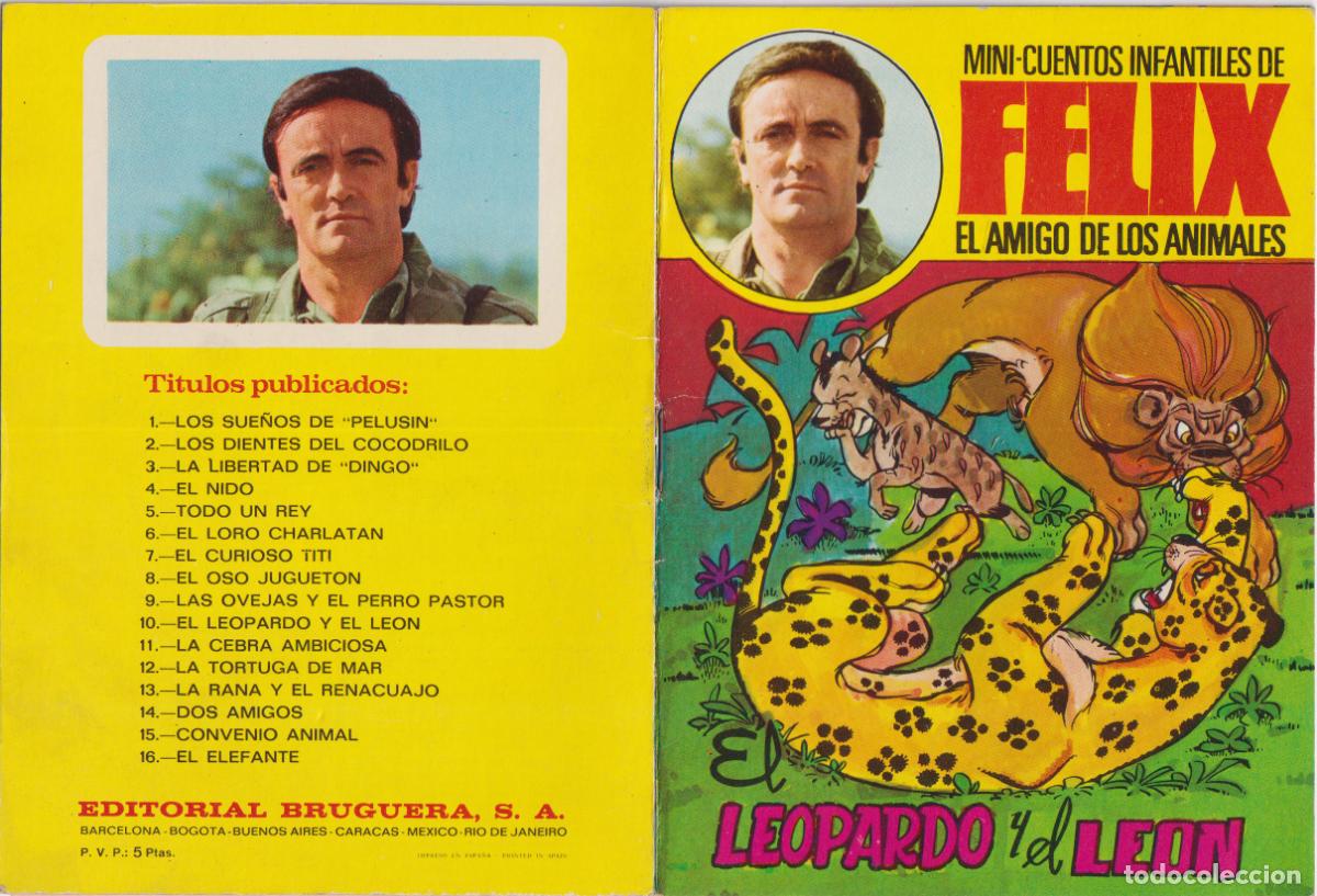 Libros de segunda mano: EL LEOPARDO Y EL LE&Oacute;N &ndash; COLECCI&Oacute;N F&Eacute;LIX EL AMIGO DE LOS ANIMALES N&ordm;10