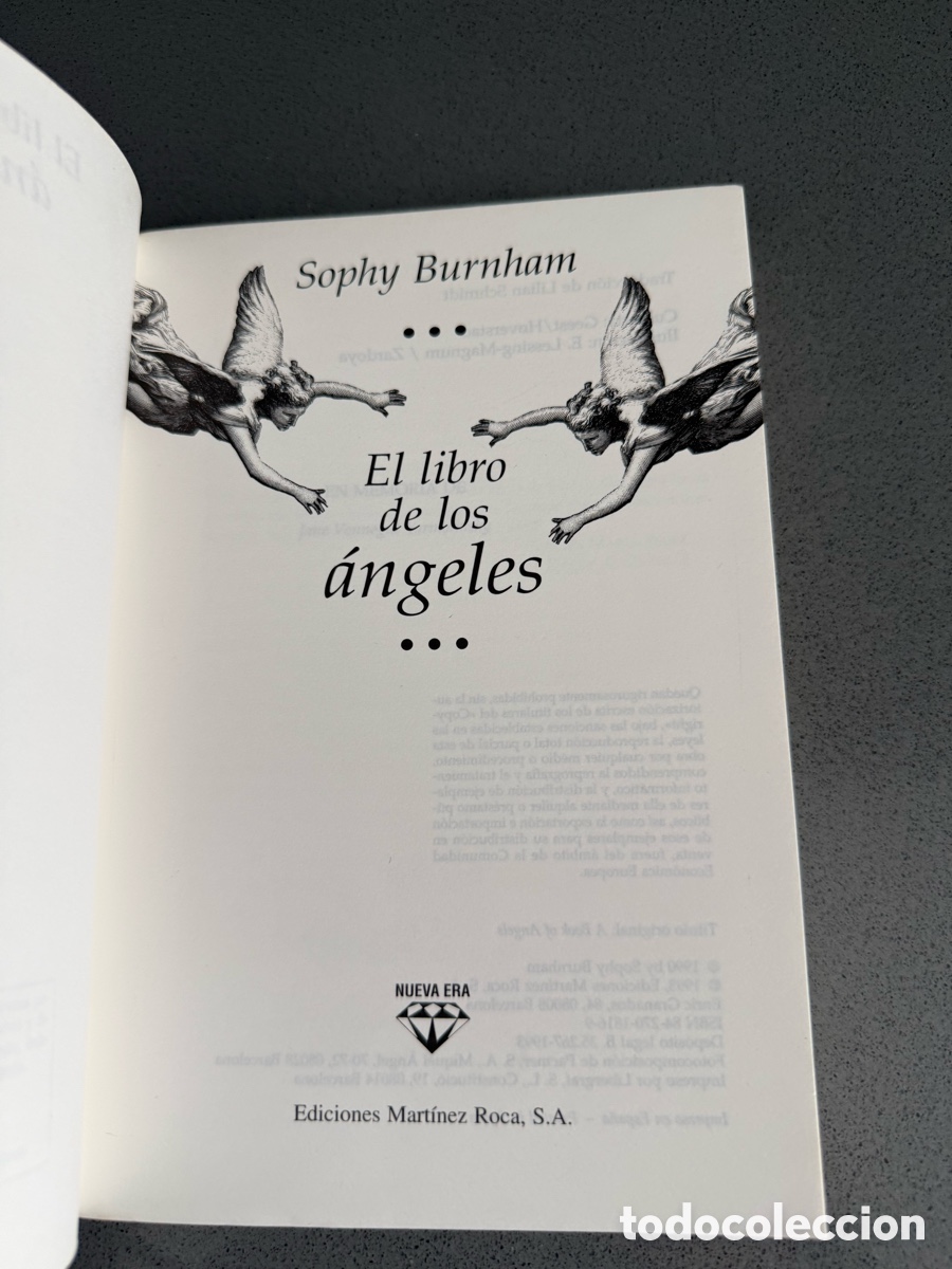Libros de segunda mano: EL LIBRO DE LOS &Aacute;NGELES SOPHY BURNHAM - NUEVA ERA - ED. MARTINEZ ROCA - Foto 4