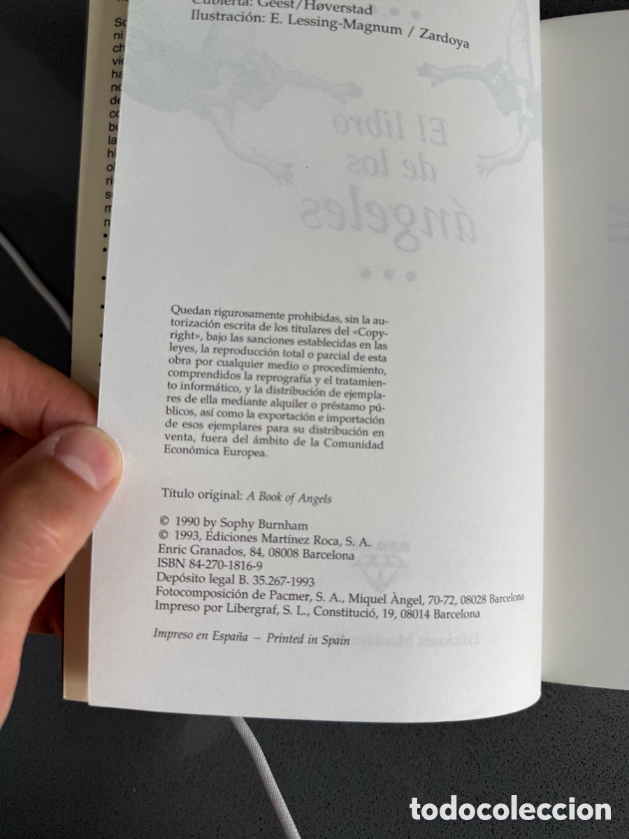 Libros de segunda mano: EL LIBRO DE LOS &Aacute;NGELES SOPHY BURNHAM - NUEVA ERA - ED. MARTINEZ ROCA - Foto 5