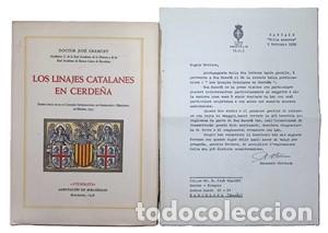 Second hand books: Los linajes catalanes en Cerde&ntilde;a - GRAMUNT, JOSE