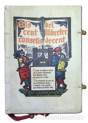 Libros de segunda mano: El cent consells del llibreter decent. Fac&egrave;cia llibresca en cent rodolins. Paper de fil numerat