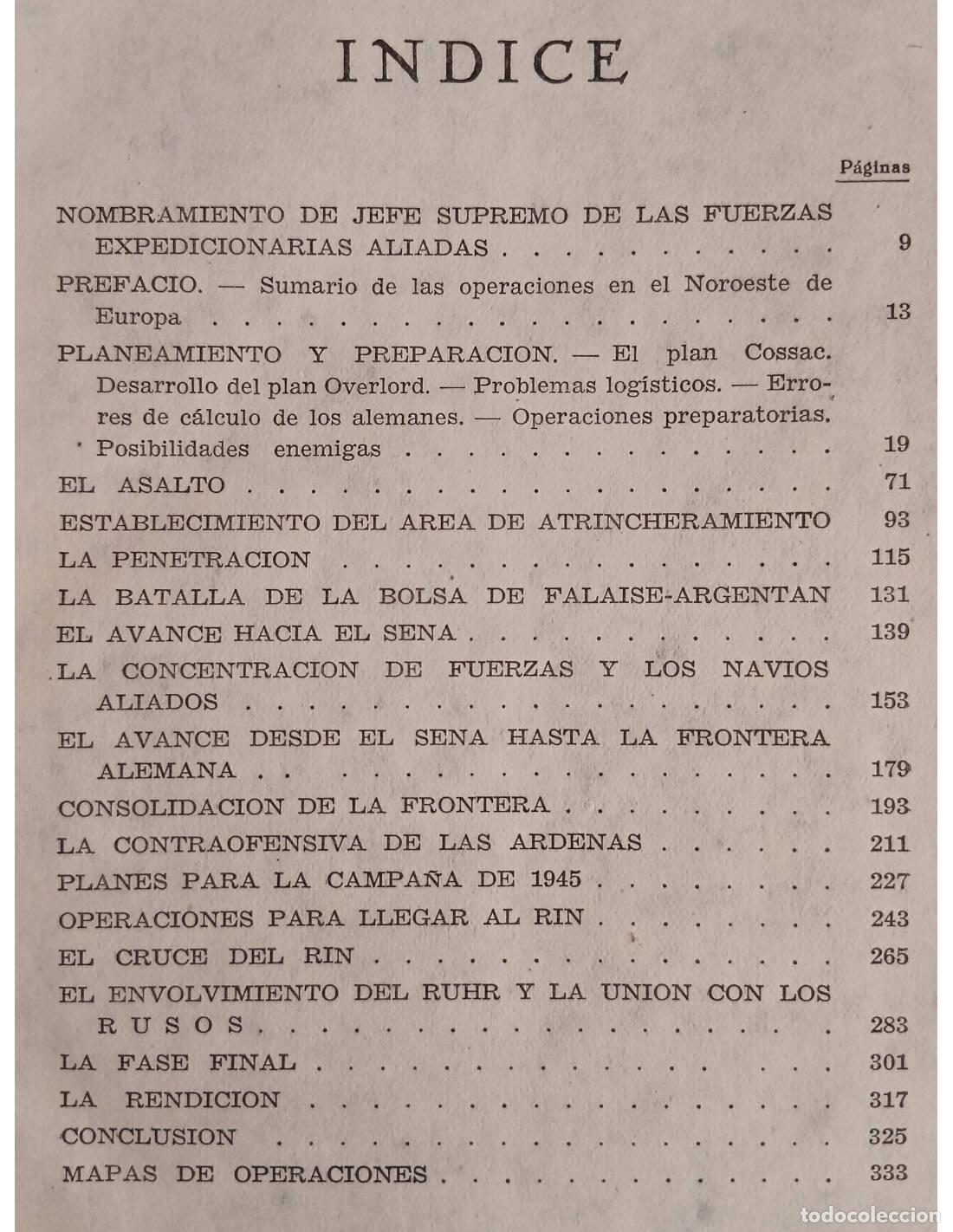 Libros de segunda mano: HISTORIA DE LA GUERRA. EISENHOWER, Dwight D.. Editorial Mateu. 1963. - Foto 3