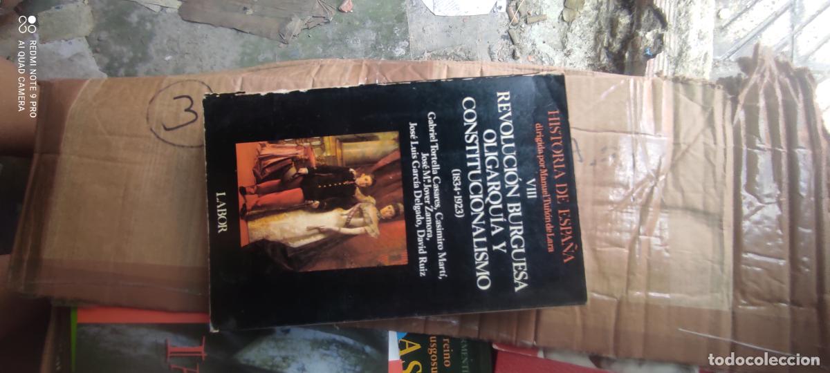 Libros de segunda mano: REVOLUCI&Oacute;N BURGUESA, OLIGARQU&Iacute;A Y CONSTITUCIONALISMO : (1834-1923) (Historia de Espa&ntilde;a ; 8). - Labo