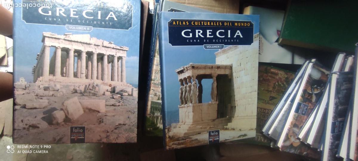 Libros de segunda mano: ATLAS CULTURALES DEL MUNDO (2 VOLUMENES) - GRECIA, CUNA DE OCCIDENTE -