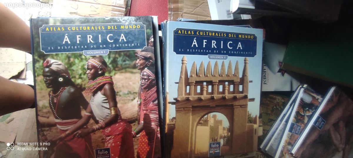 Libros de segunda mano: ATLAS CULTURALES DEL MUNDO &Aacute;FRICA VOLUMEN 1 Y 2 historia