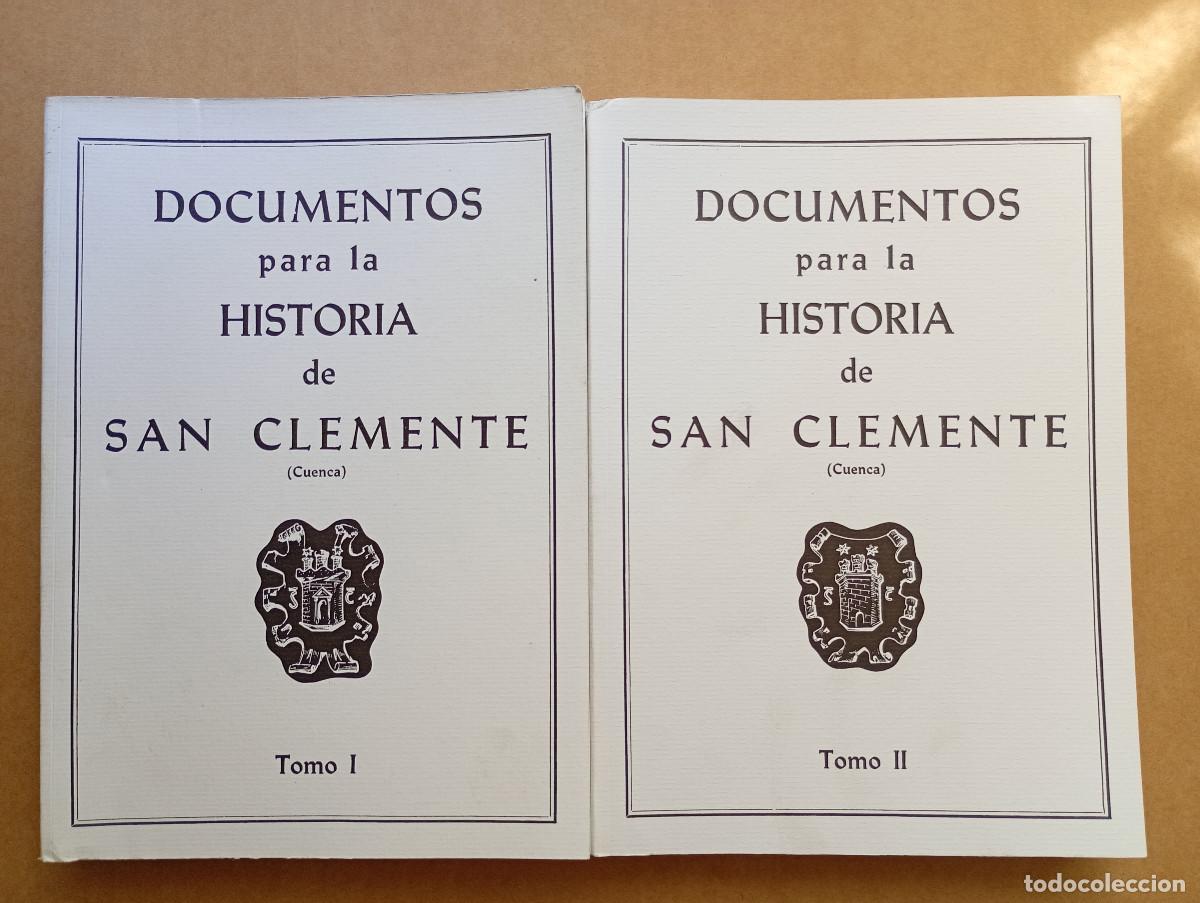 Libros de segunda mano: Documentos para la historia de San Clemente. Cuenca. Dedicado por Herminia Esteso Carnicero. 1975.