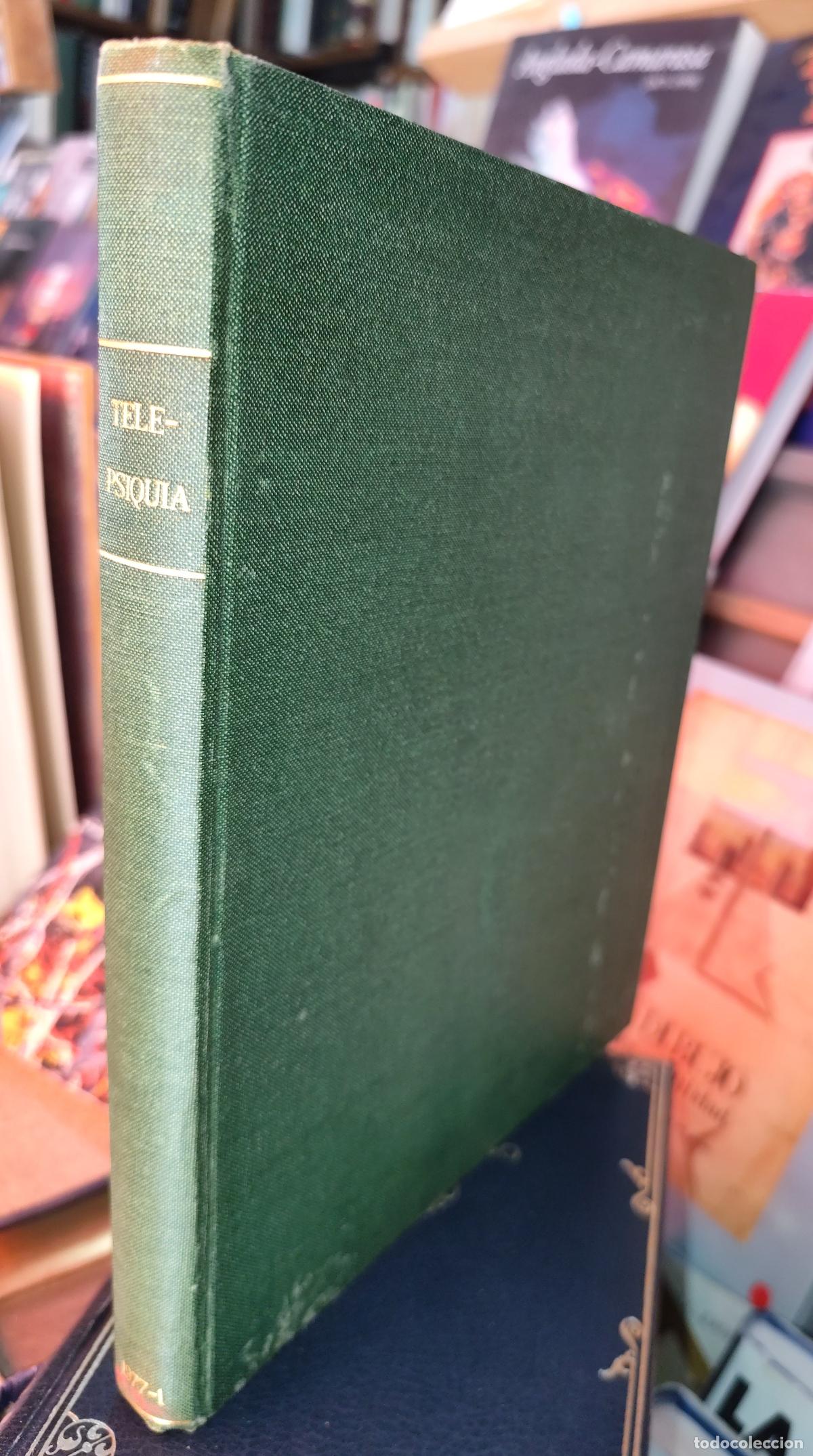 Libros de segunda mano: TELEPSIQUIA. REVISTA DE PARAPSICOLOG&Iacute;A. ESOTERISMO. N&Uacute;MEROS, 1, 2, 3, 4. EN UN S&Oacute;LO TOMO.