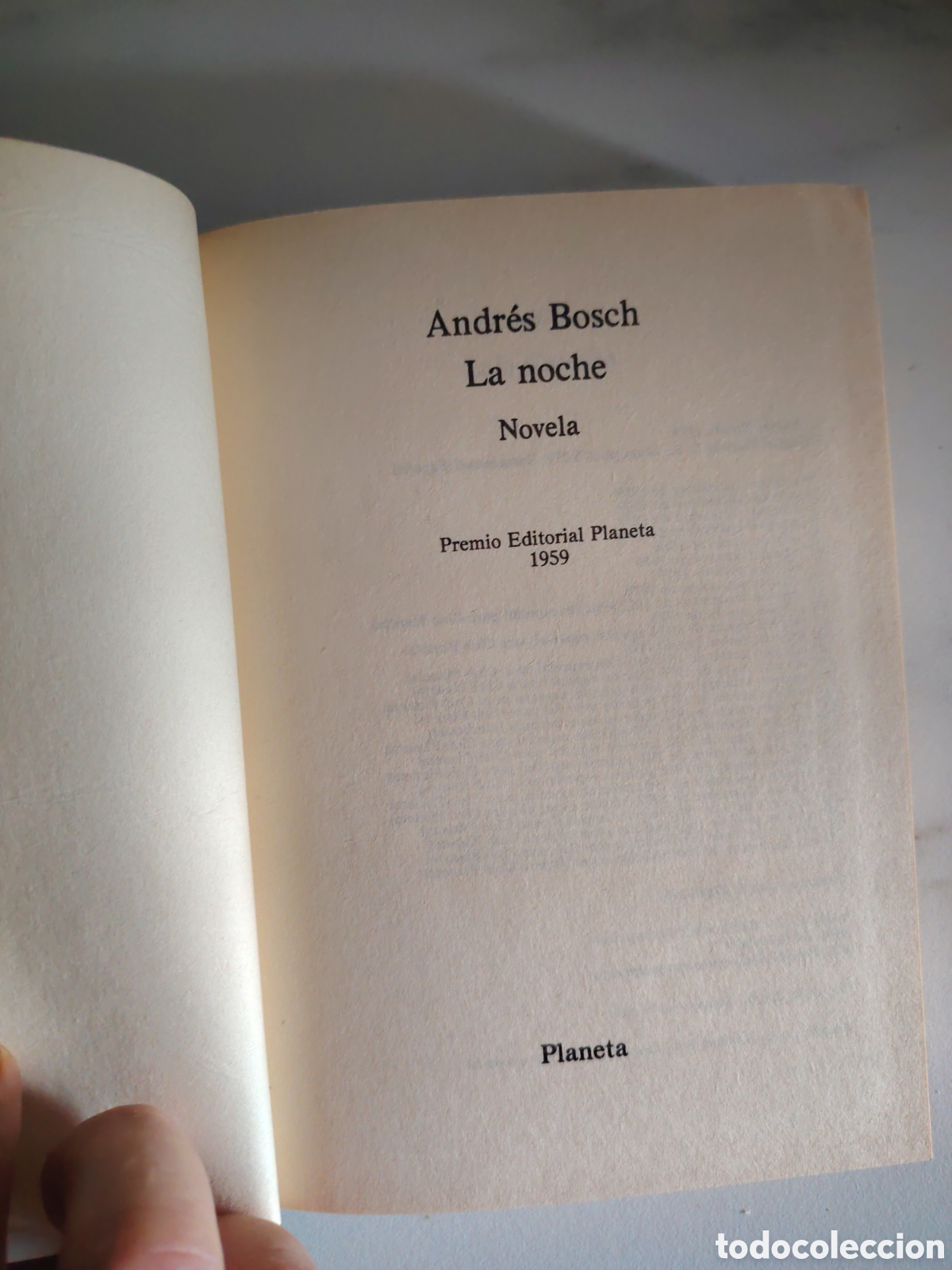 Libros de segunda mano: Premio Planeta 1959, La Noche - Foto 2