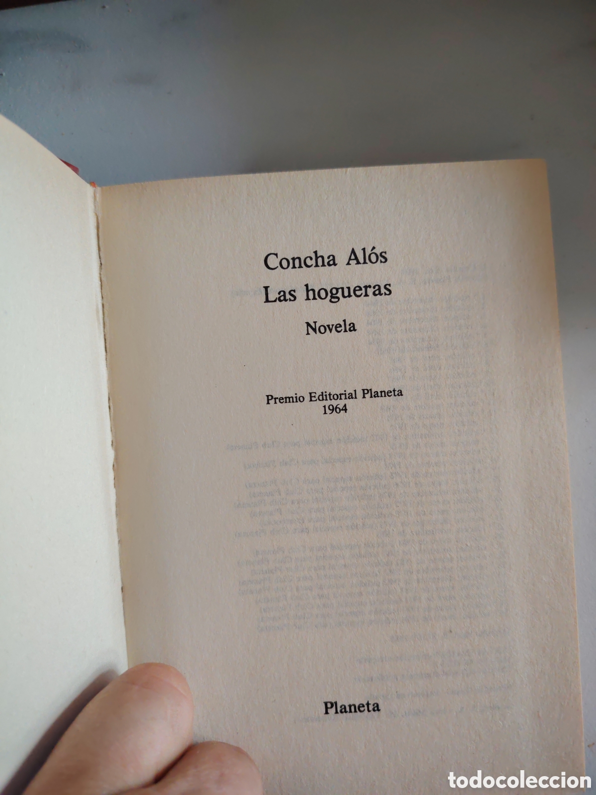 Libros de segunda mano: Premio planeta 1964, Las Hogueras - Foto 2