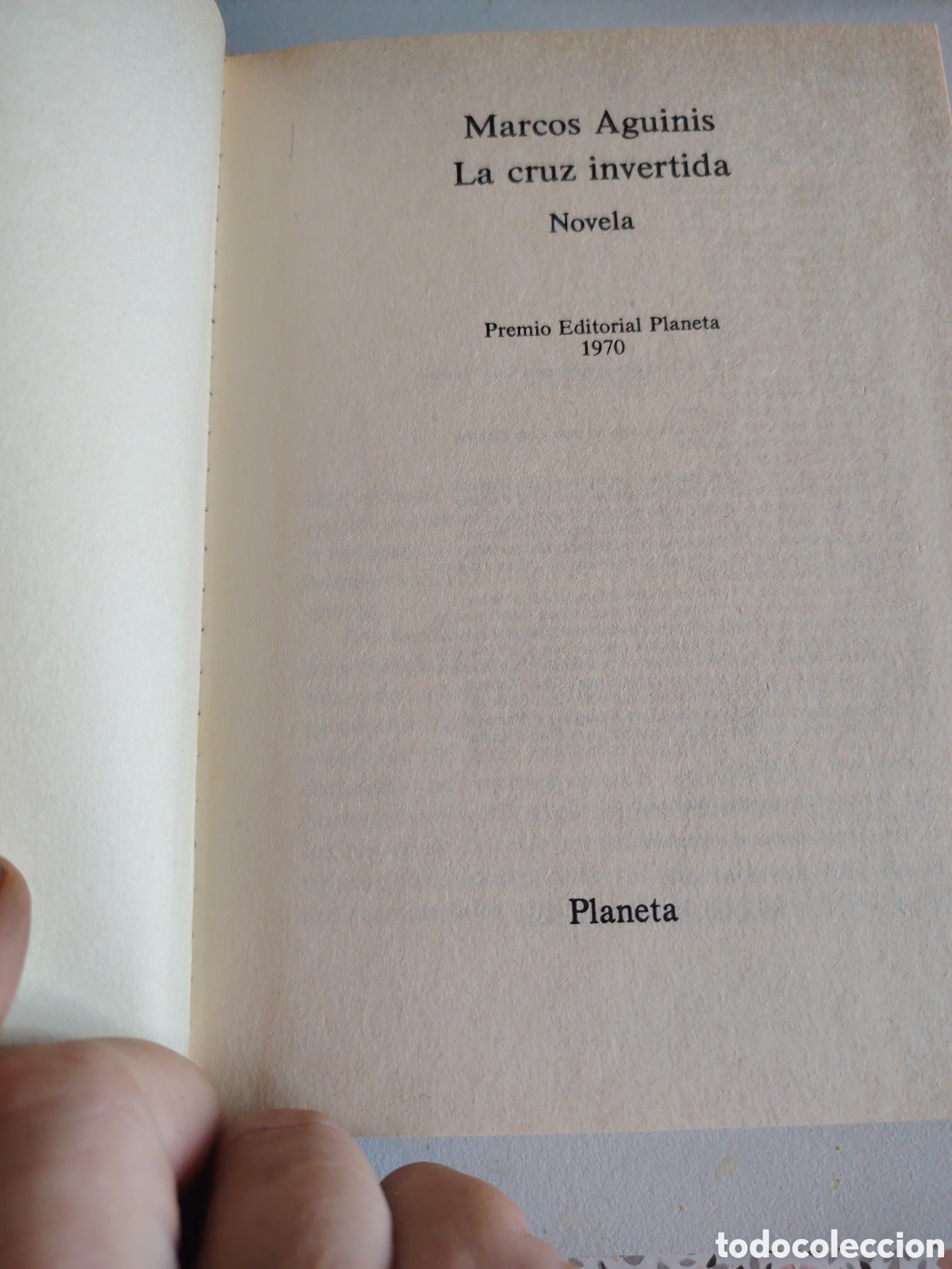 Libros de segunda mano: Premio planeta 1970, La Cruz Invertida - Foto 2