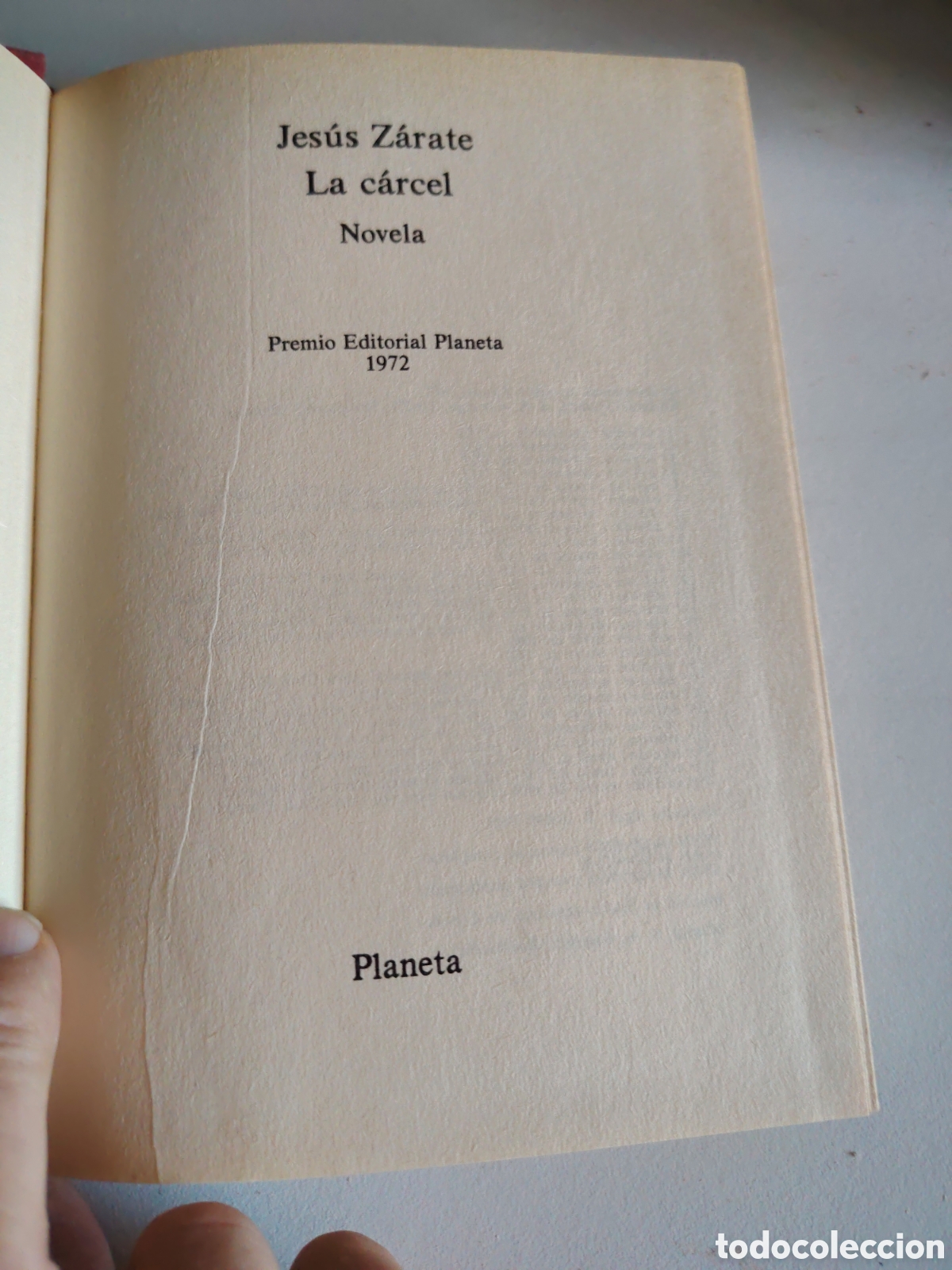 Libros de segunda mano: Premio planeta 1972, La Carcel - Foto 2
