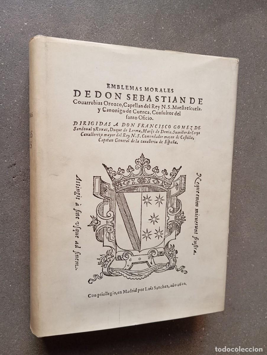 Libros de segunda mano: Emblemas morales / Sebasti&aacute;n de Covarrubias Orozco / Fundaci&oacute;n Universitaria Espa&ntilde;ola, 1978