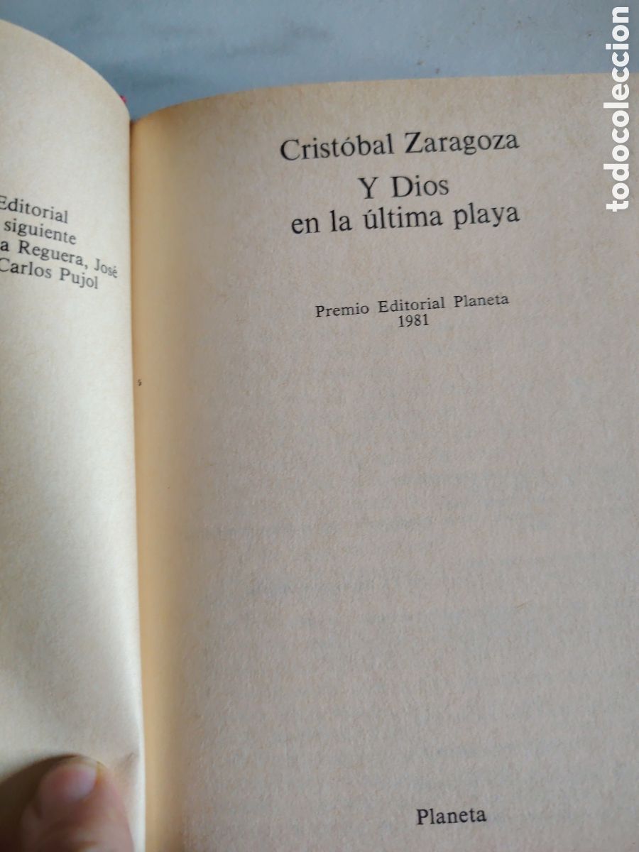 Libros de segunda mano: Premio planeta 1981, Y Dios en la &Uacute;ltima Playa - Foto 2