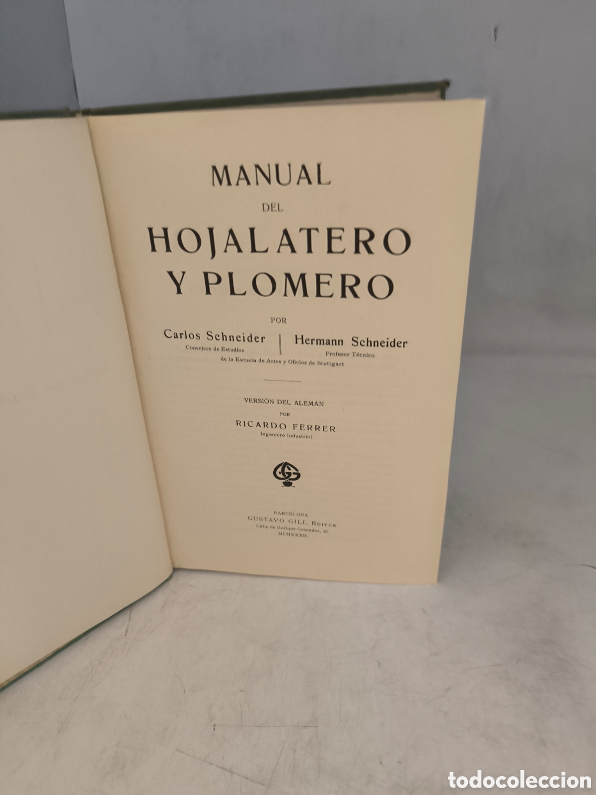 Libros de segunda mano: Manual del hojal&aacute;tero y plomero .Schneider - Foto 2