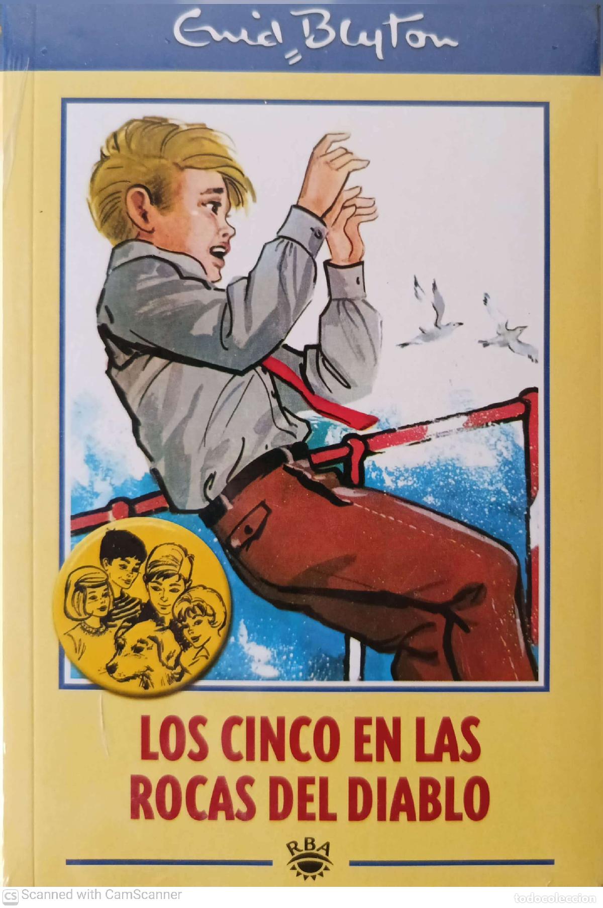 Libros de segunda mano: los cinco en las rocas del diablo - Enid Blyton