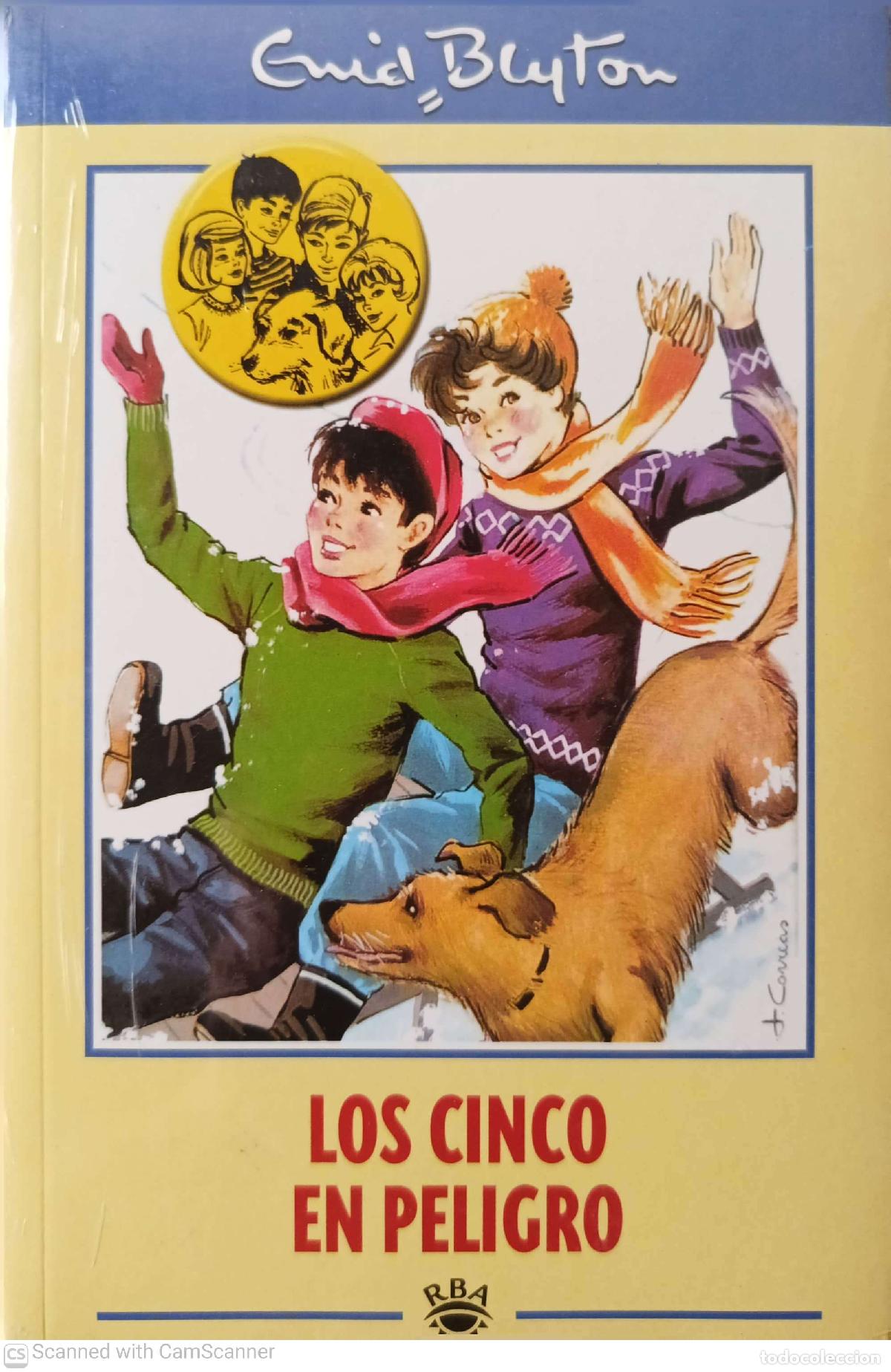 Libros de segunda mano: Los cinco en peligro - Enid Blyton