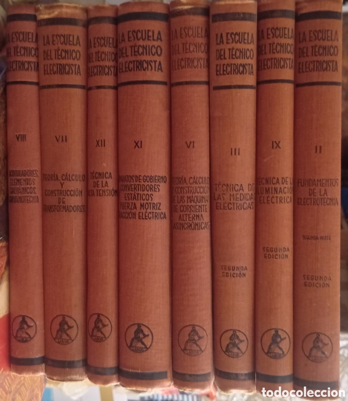 Second hand books: LA ESCUELA DEL TECNICO ELECTRICISTA 8 TOMOS