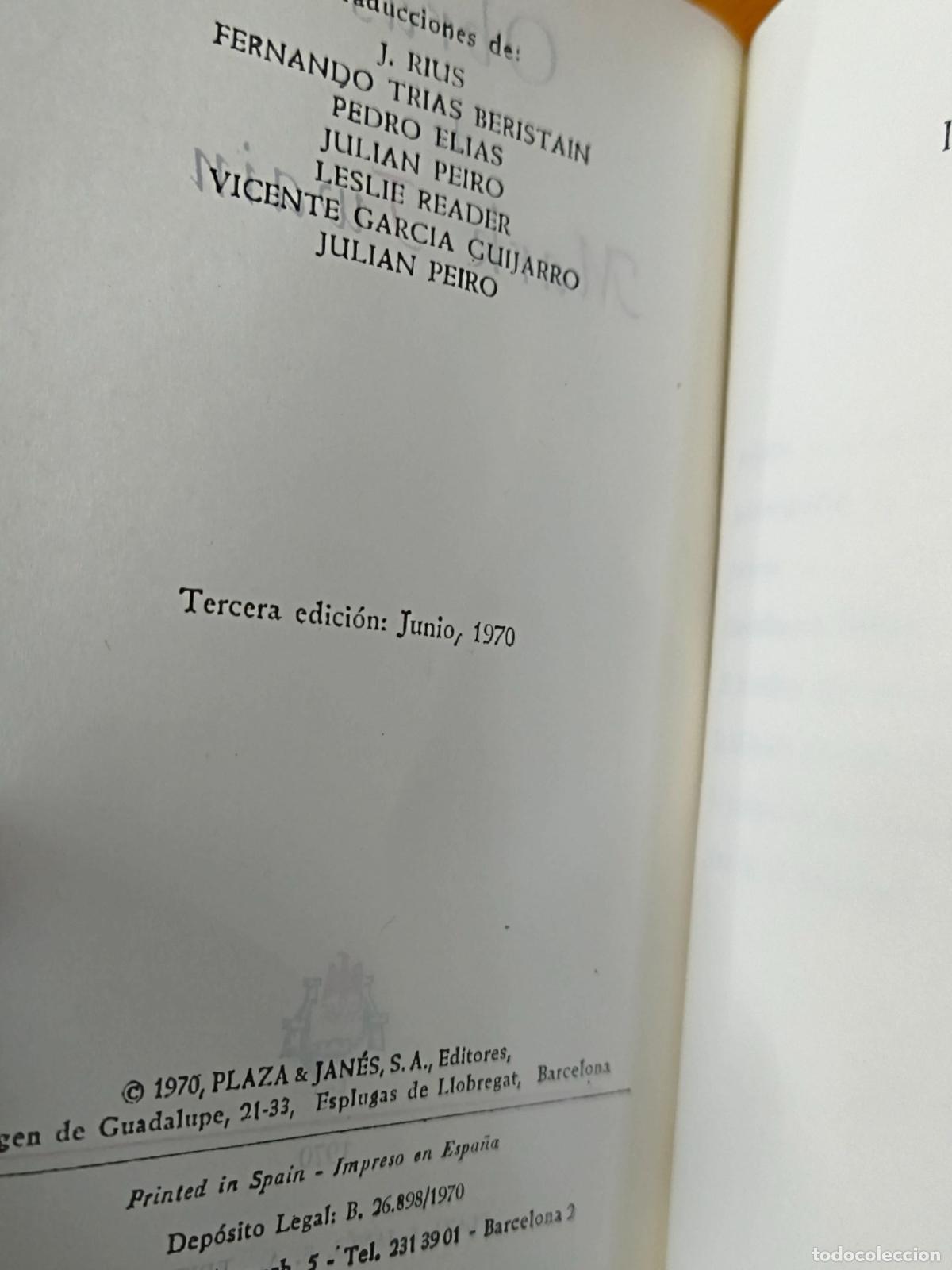 Libros de segunda mano: Obras de Mark Twain - Plaza & Jan&eacute;s 1970 - Foto 3
