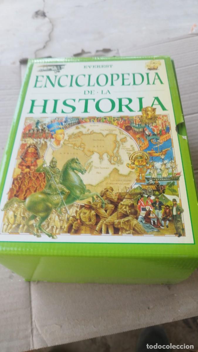 Libros de segunda mano: ENCICLOPEDIA DE LA HISTORIA - 10 TOMOS - EVEREST EN SU ESTUCHE, VER FOTOS