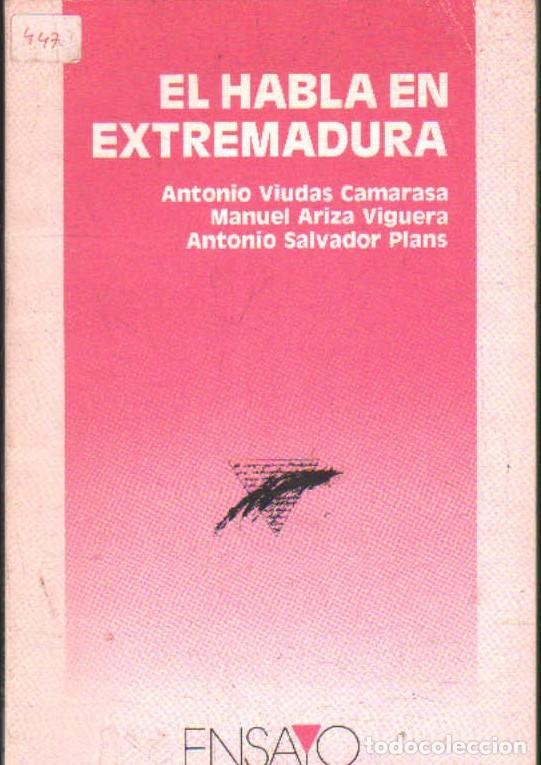 Libros de segunda mano: EL HABLA EN EXTREMADURA. A-EXT-387