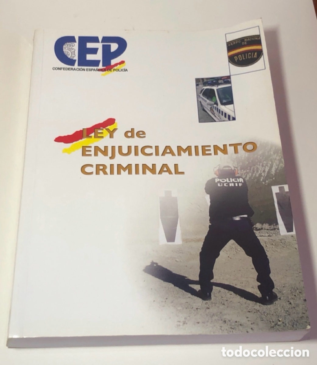 Second hand books: LEY DE ENJUICIAMIENTO CRIMINAL &rdquo;SUBRAYADO&rdquo;CONFEDERACION ESPA&Ntilde;OLA DE POLICIA