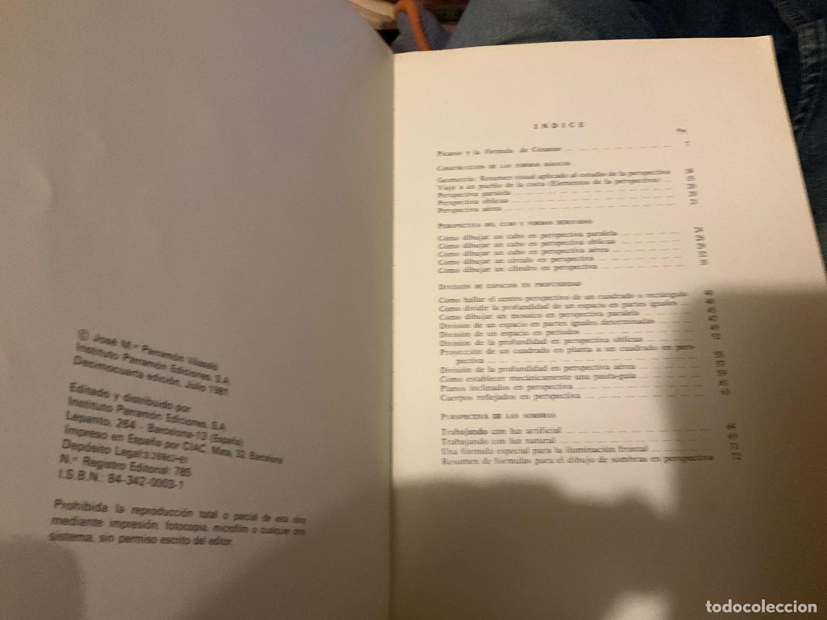 Libros de segunda mano: C&Oacute;MO DIBUJAR EN PERSPECTIVA JOS&Eacute; M&ordf; PARRAM&Oacute;N - Foto 3