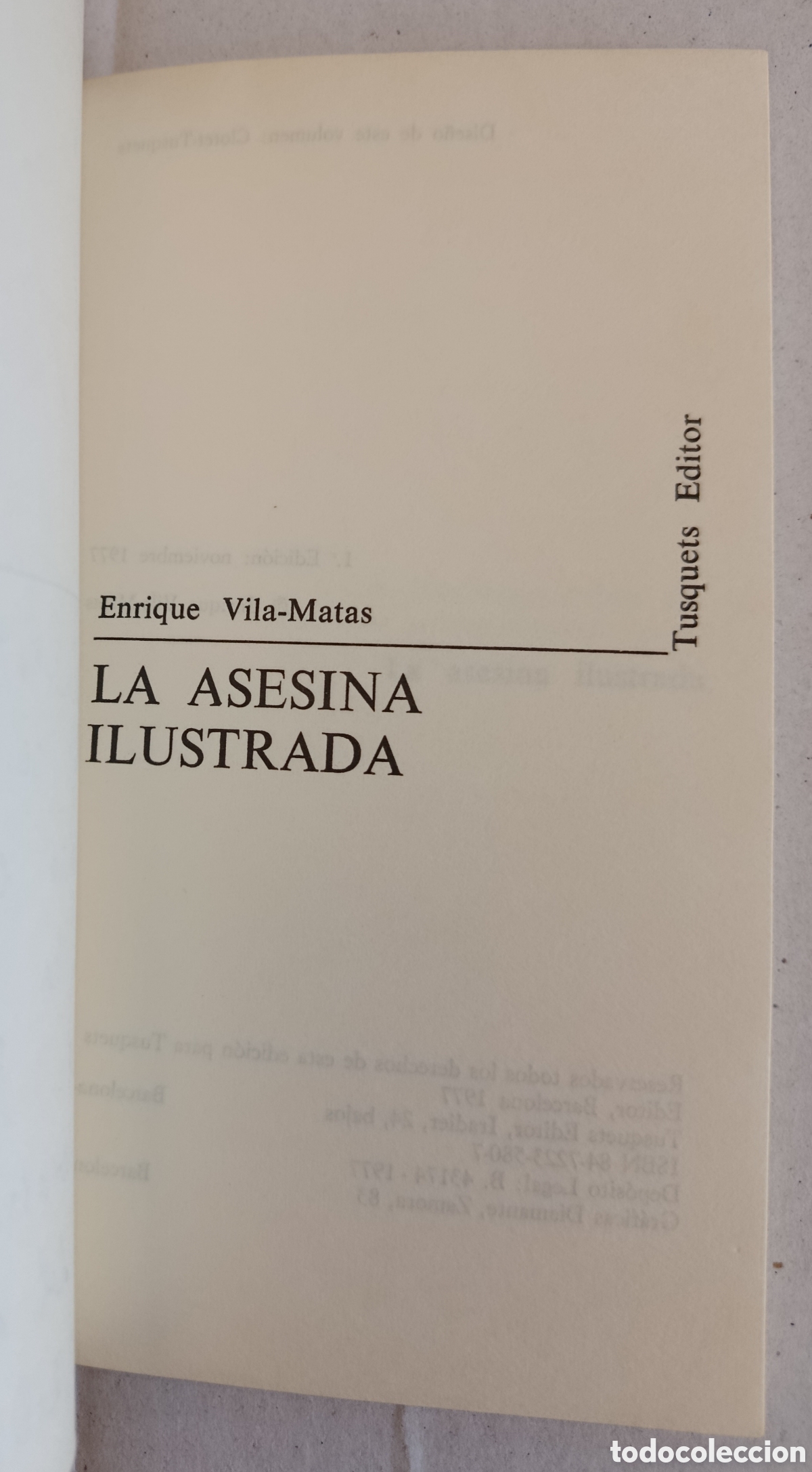 Libros de segunda mano: La asesina ilustrada (dedicat) - Foto 3