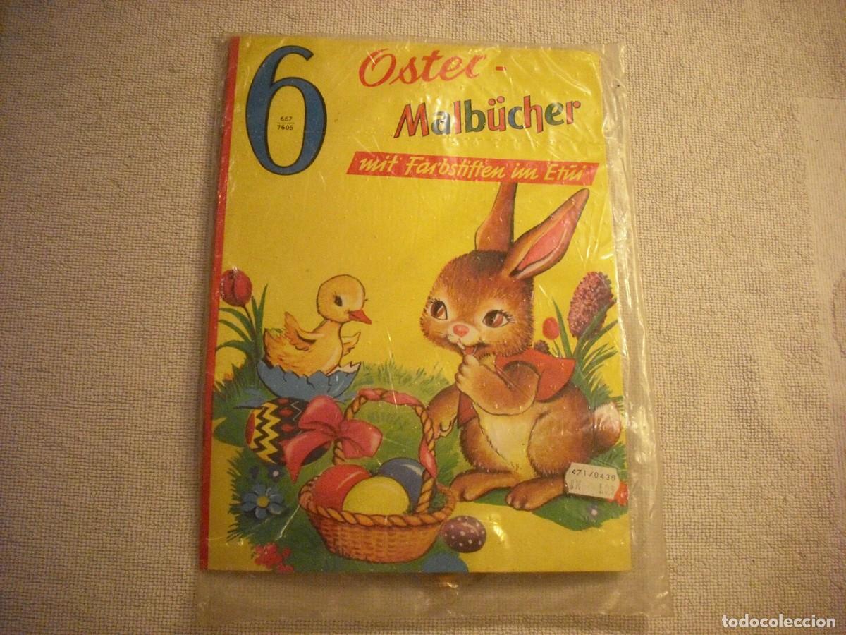 Libros de segunda mano: MALBUCHER, OSTEC, ANTIGUO LIBRO PARA COLOREAR ALEMAN , PRECINTADO, INCLUYE COLORES