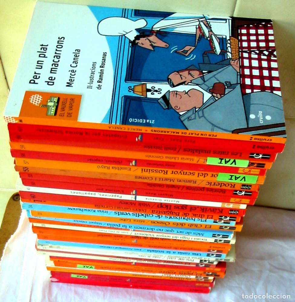 Second hand books: LOTE 32 LIBROS BARCO DE VAPOR EN CATAL&Aacute;N - EDICIONES SM Y CRUILLA - VER DESCRIPCI&Oacute;N Y FOTOS