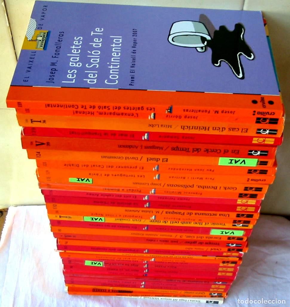 Second hand books: LOTE 31 LIBROS BARCO DE VAPOR EN CATAL&Aacute;N - EDICIONES SM Y CRUILLA - VER DESCRIPCI&Oacute;N Y FOTOS
