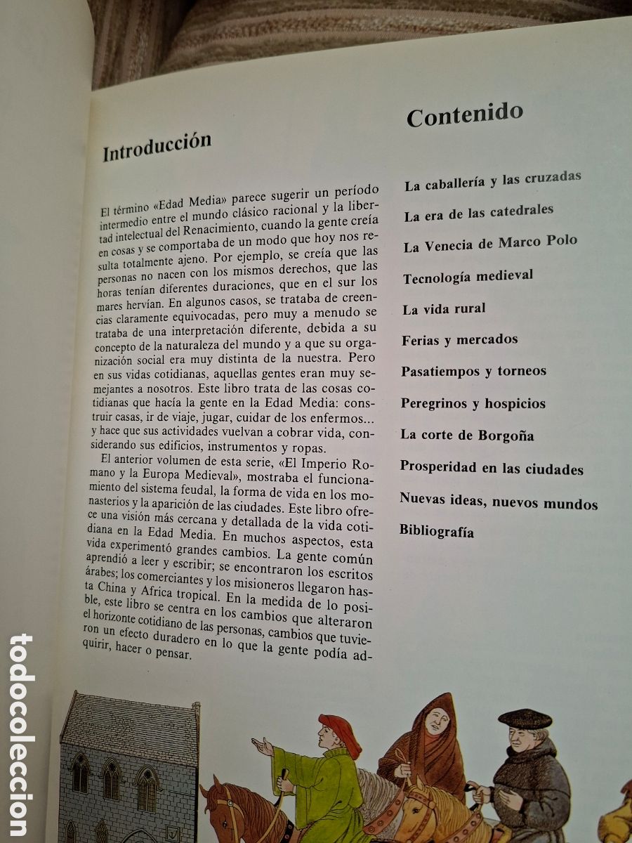 Libros de segunda mano: LA EDAD MEDIA, Giovanni Caselli (ANAYA) - Foto 5