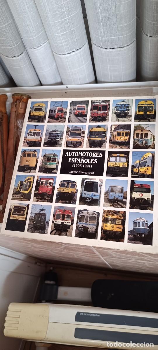 Libri di seconda mano: LIBRO DE LO MEJOR DE AUTOMOTORES ESPA&Ntilde;OLES 1906 - 1991, LO MEJOR DE TRENES Y LOCOMOTORAS, ARANGUREN
