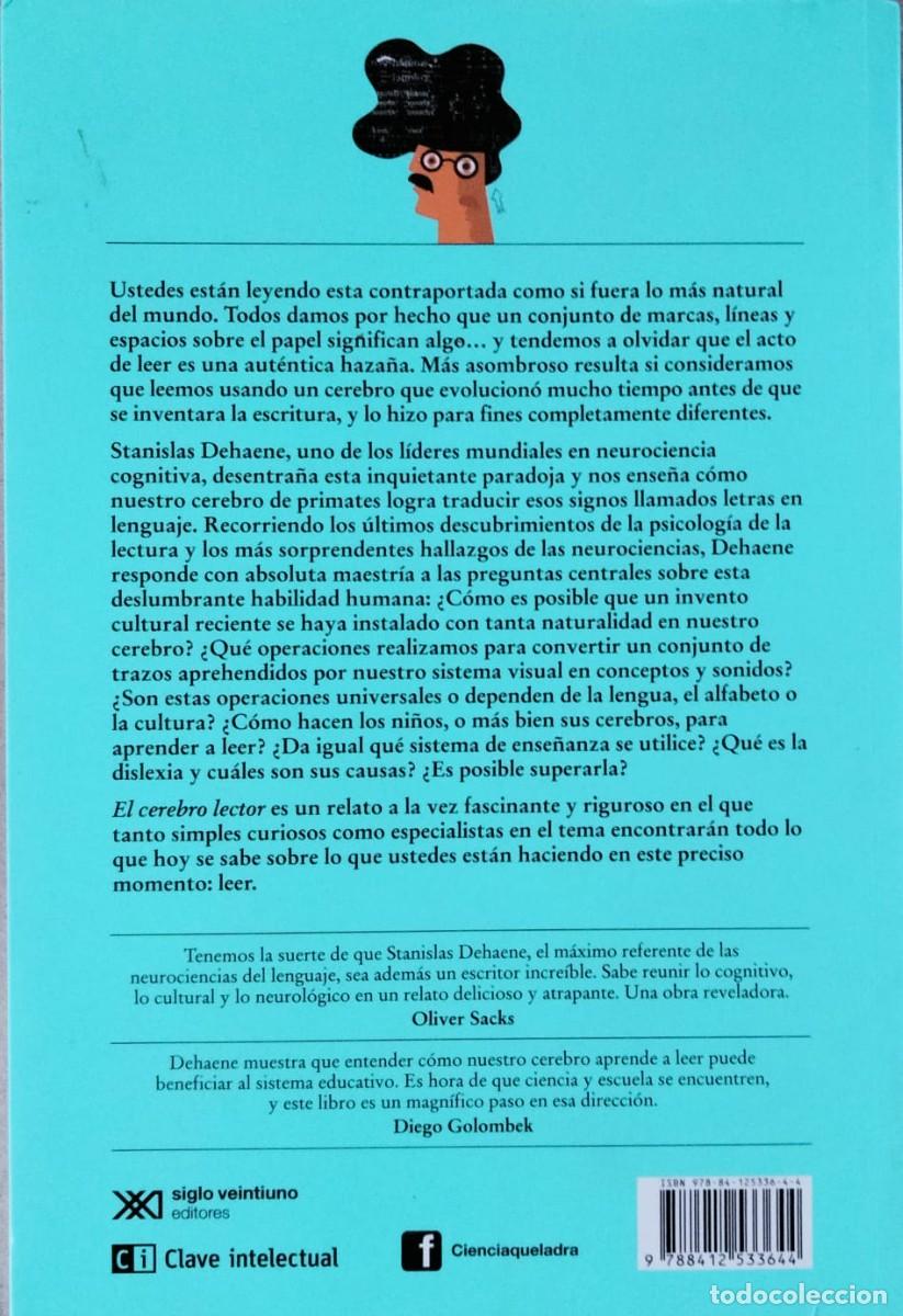 Libros de segunda mano: Stanislas Dehaene-El cerebro lector.Clave Intelectual.2022. - Foto 2