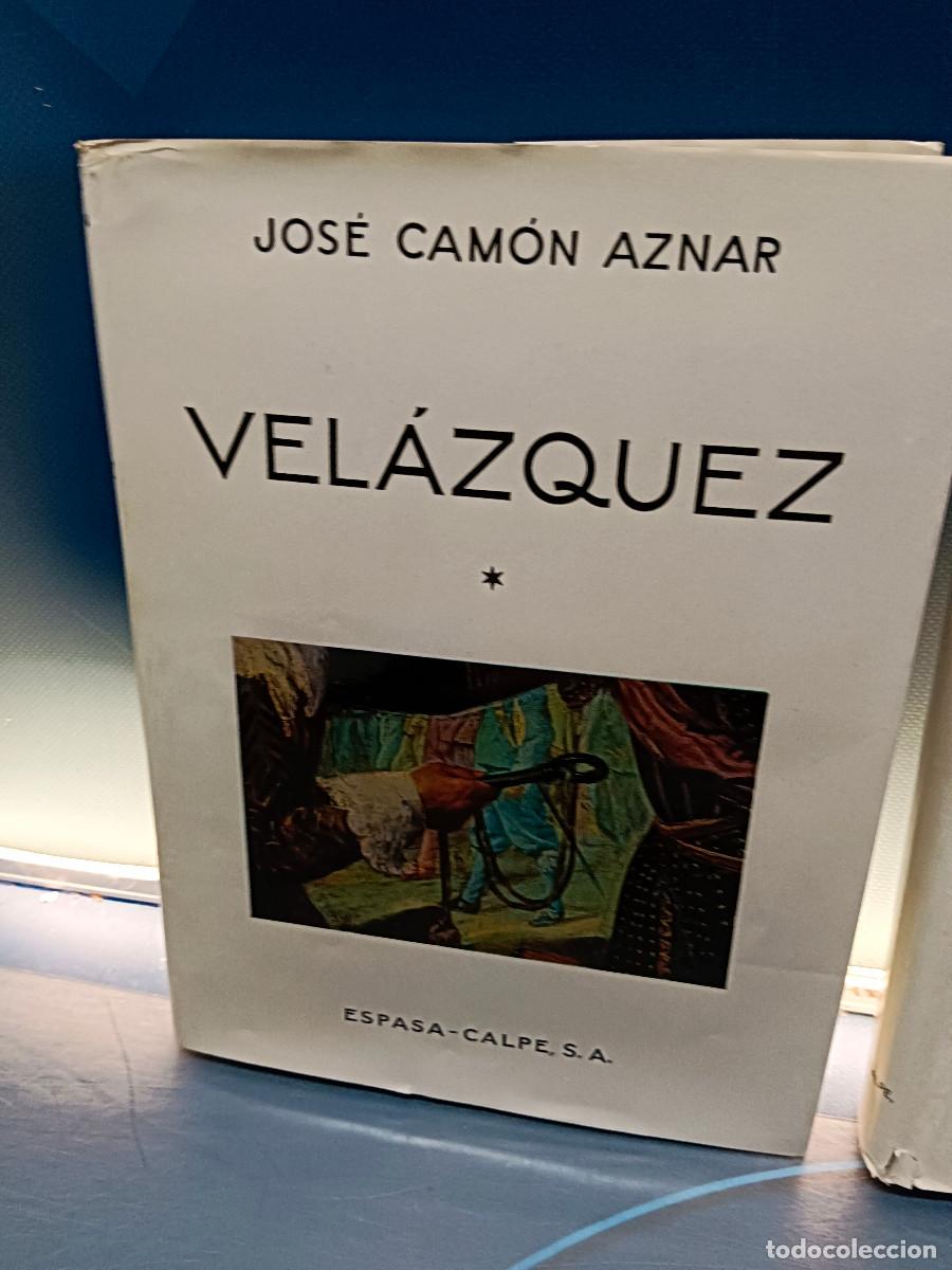 Libros de segunda mano: Dos tomos, Vel&aacute;zquez Jos&eacute; Cam&oacute;n Aznar Tomos I y II - Foto 2