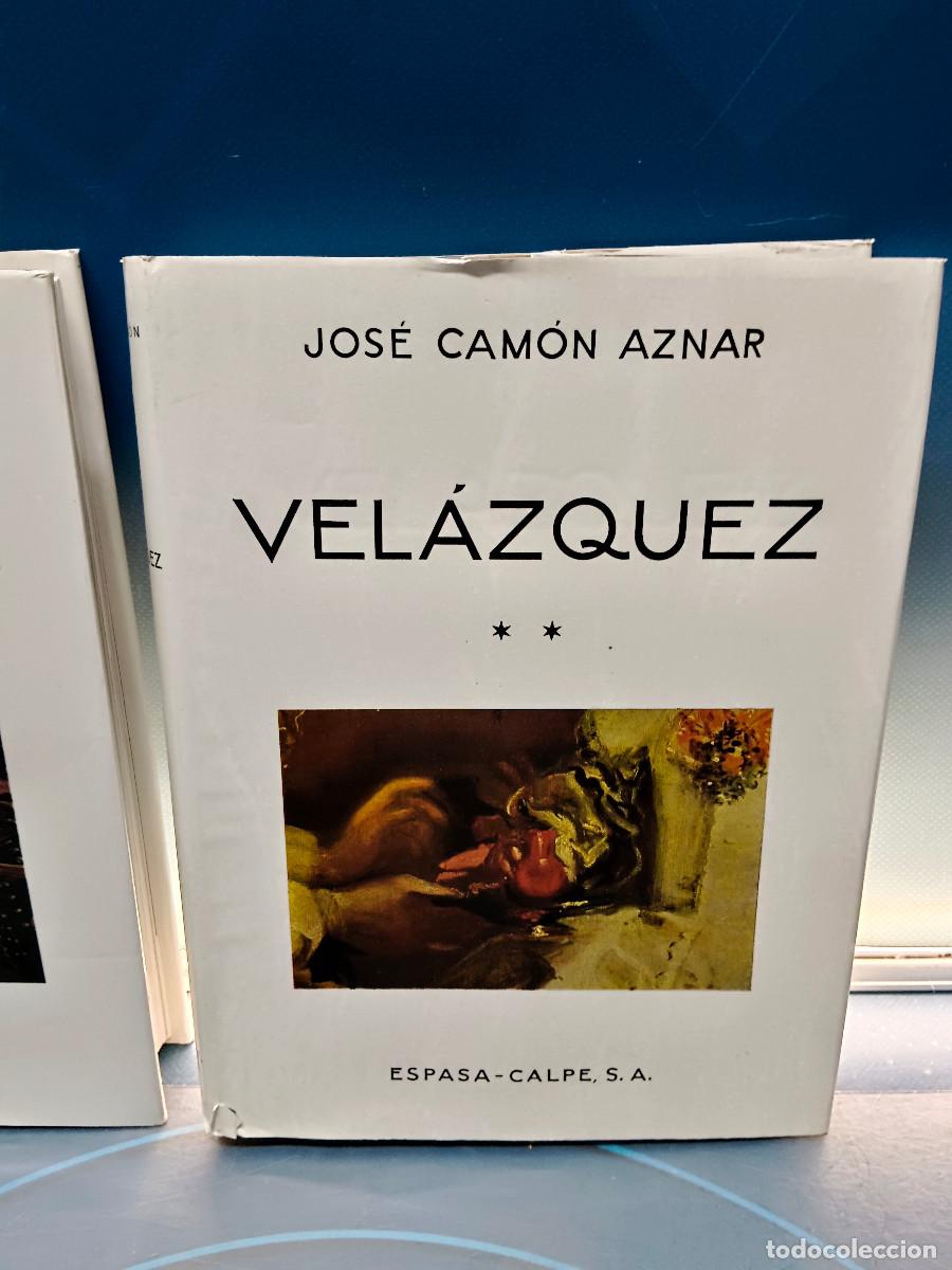 Libros de segunda mano: Dos tomos, Vel&aacute;zquez Jos&eacute; Cam&oacute;n Aznar Tomos I y II - Foto 3