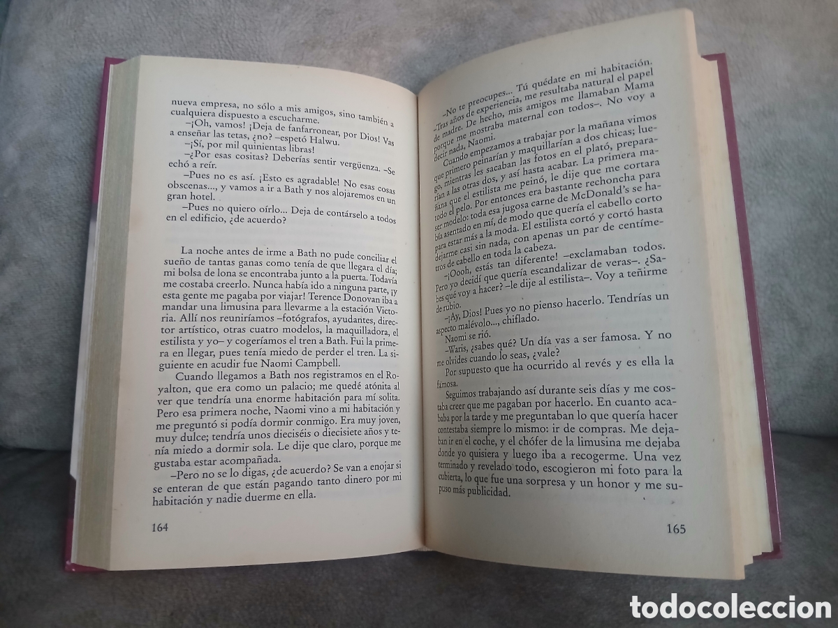 Libros de segunda mano: Libro La Flor del Desierto -Waris Dirie- Ed. RBA - Foto 5