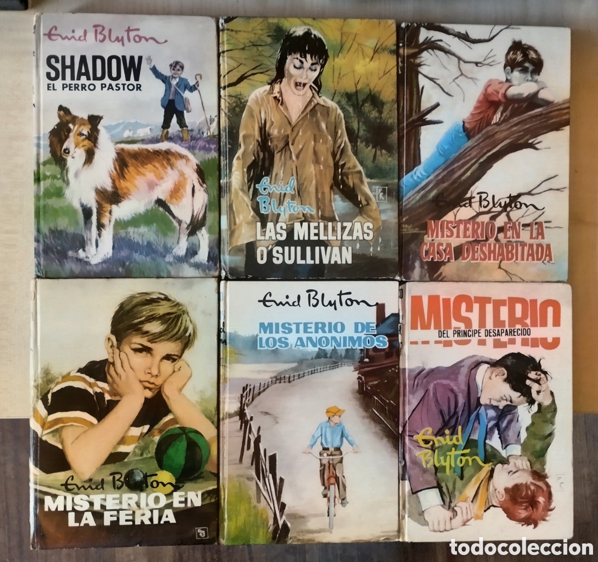 Livres d'occasion: 6 LIBROS ANTIGUOS de ENID BLYTON en NORMAL ESTADO con se&ntilde;ales de uso y del paso del tiempo normales