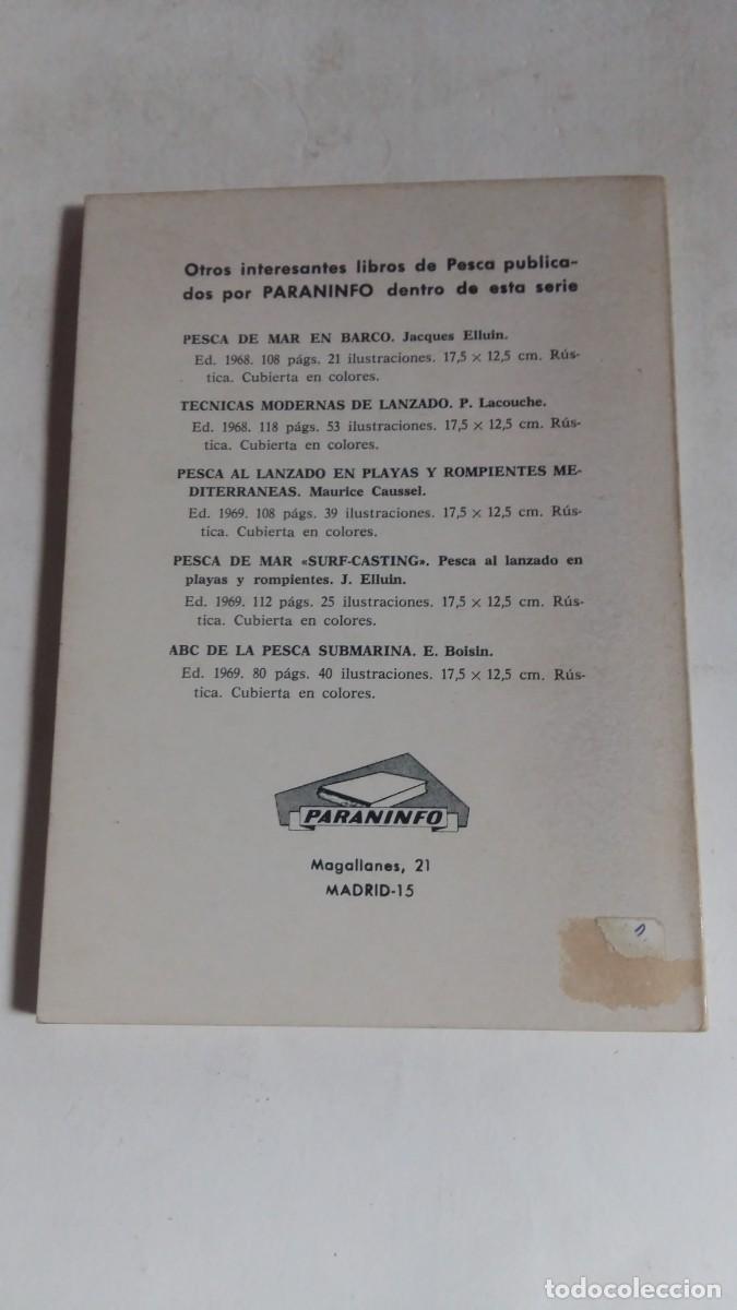 Libros de segunda mano: Pesca Marina &rdquo;A la Espera&rdquo; en Vertical y Lanzado, J. Elluin, Paraninfo - Foto 2