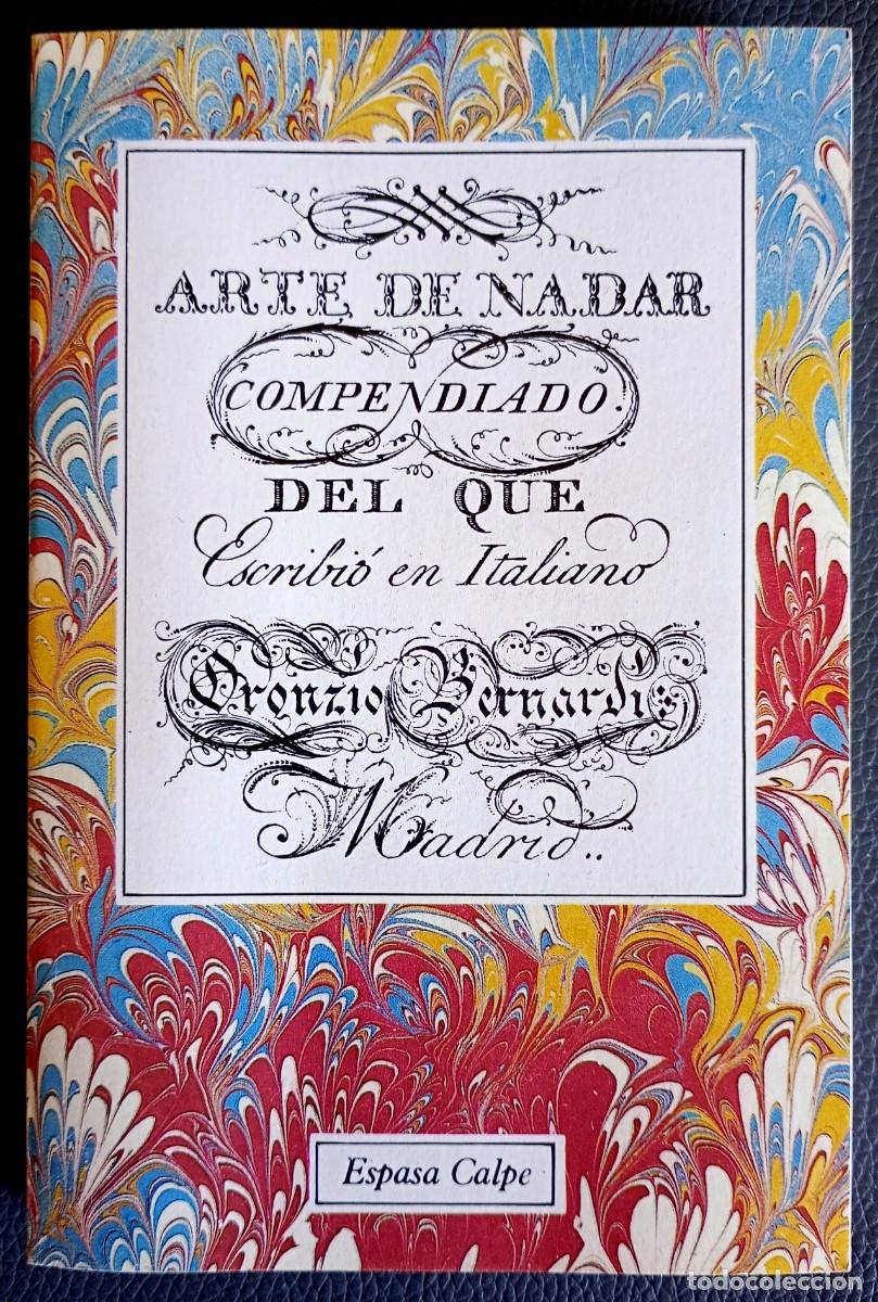 Libros de segunda mano: Oronzio Bernardi . Arte de nadar - Foto 1