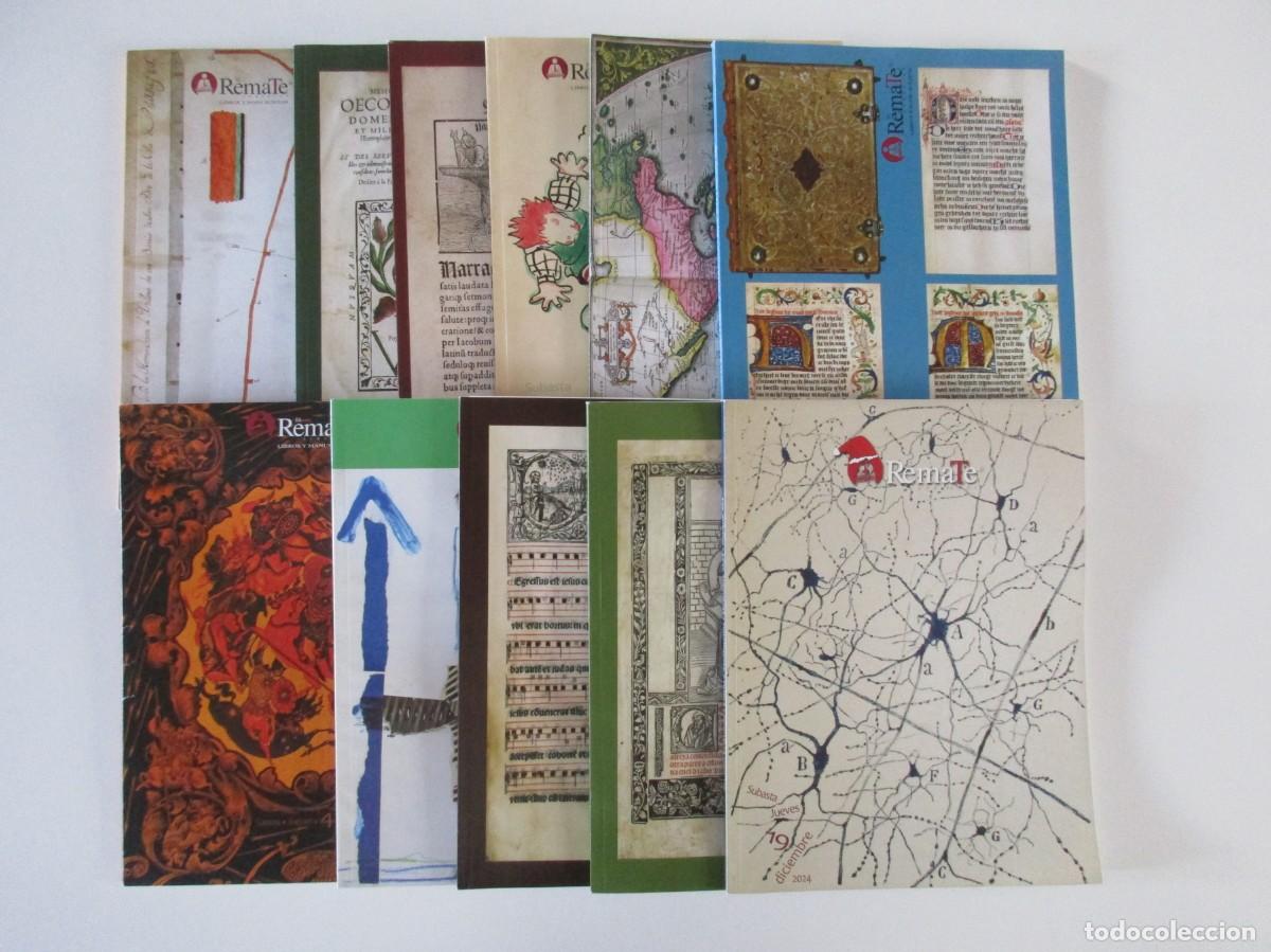 Libri di seconda mano: LOTE 11 CAT&Aacute;LOGOS EL REMATE SUBASTAS - LIBROS Y MANUSCRITOS - A&Ntilde;O 2024