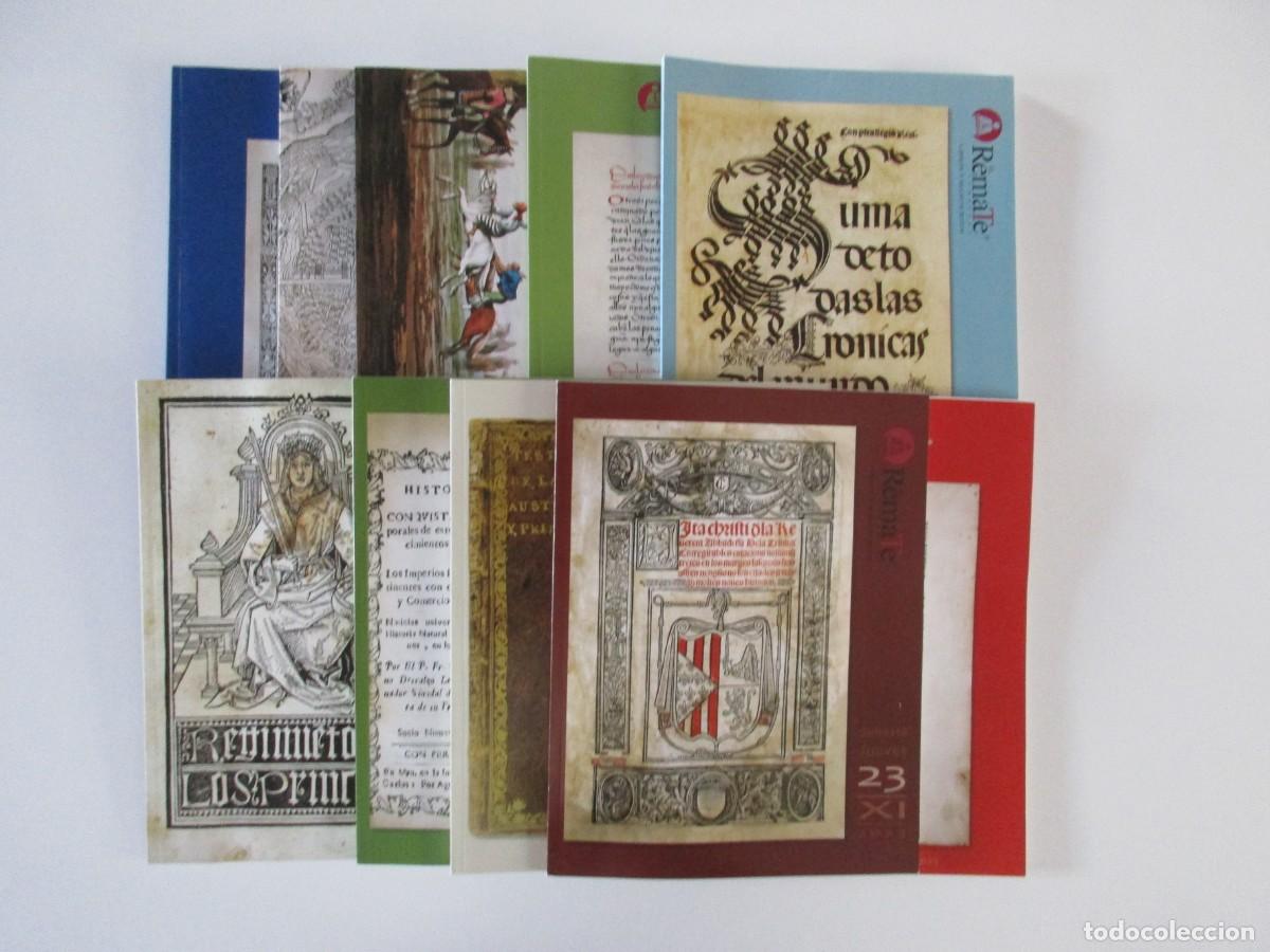 Gebrauchte B&uuml;cher: LOTE 10 CAT&Aacute;LOGOS EL REMATE SUBASTAS - LIBROS Y MANUSCRITOS - A&Ntilde;O 2023