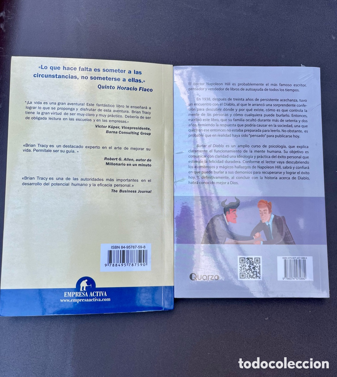 Libros de segunda mano: Pack Libros. Metas y Burlar al Diablo. NUEVOS - Foto 2