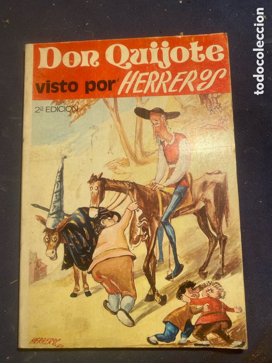 Libros de segunda mano: COMIC: - DON QUIJOTE VISTO POR HERREROS - (2&ordf; EDICION DE 1974)