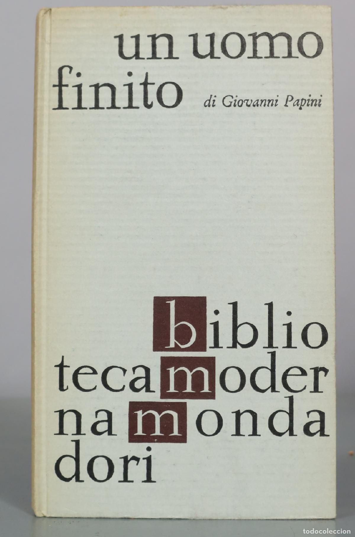Libros de segunda mano: Un uomo finito - Giovanni Papini - Mondadori