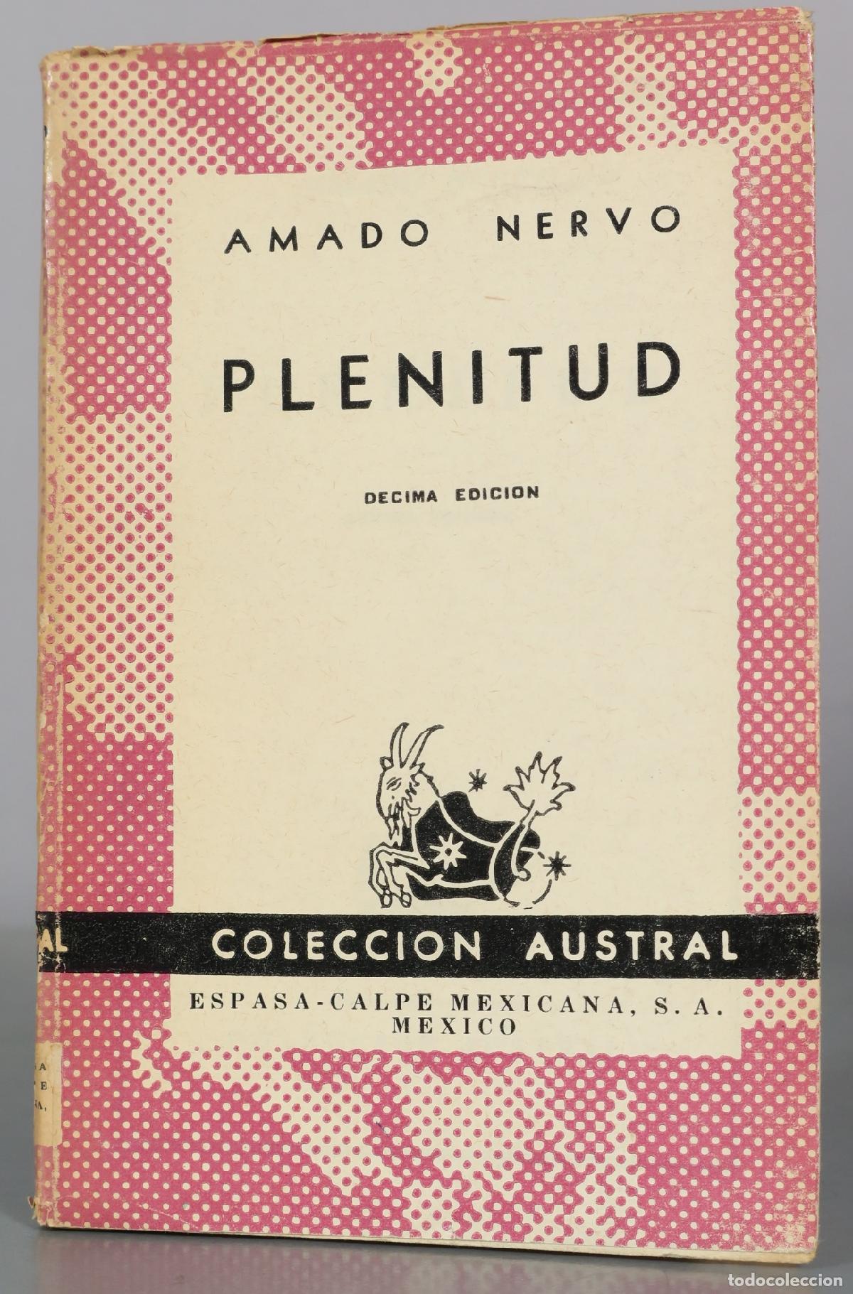 Libros de segunda mano: Plenitud - Amado Nervo - Espasa-Calpe Mexicana