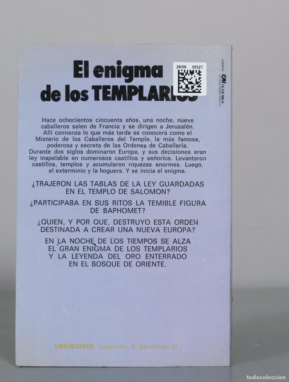 Libros de segunda mano: El enigma de los templarios - Vignati - Peralta - Libro Expres - Foto 2