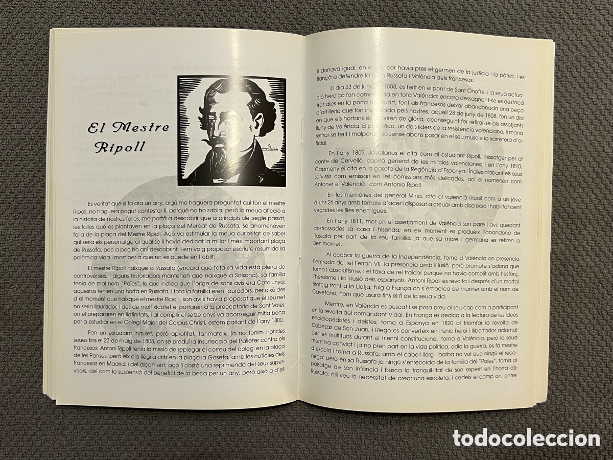 Libros de segunda mano: FALLA PL. MERCAT DE RUSSAFA LLIBRET ANY 2001, Env&iacute;o Certificado 7&euro; - Foto 3