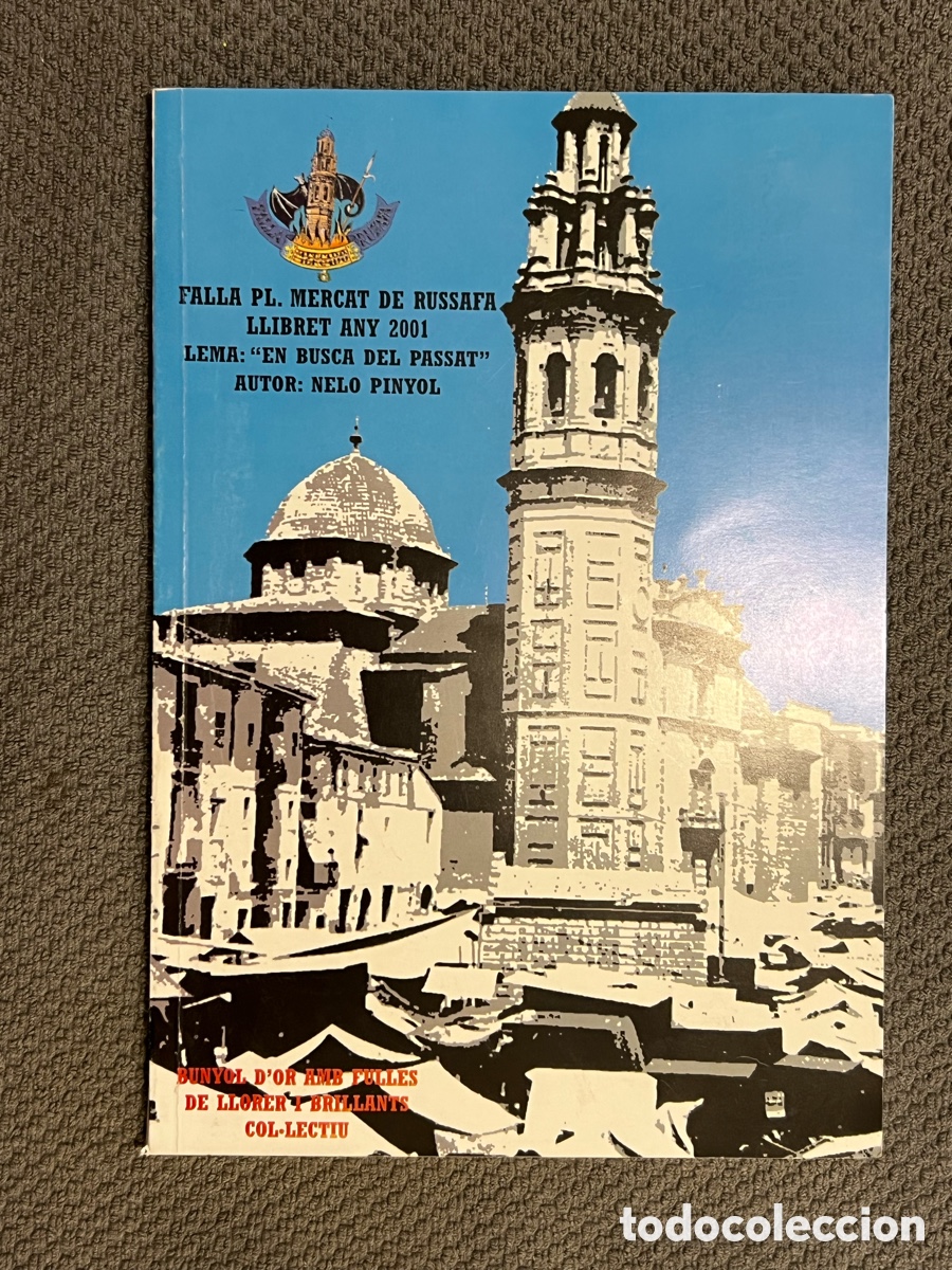 Libros de segunda mano: FALLA PL. MERCAT DE RUSSAFA LLIBRET ANY 2001, Env&iacute;o Certificado 7&euro;