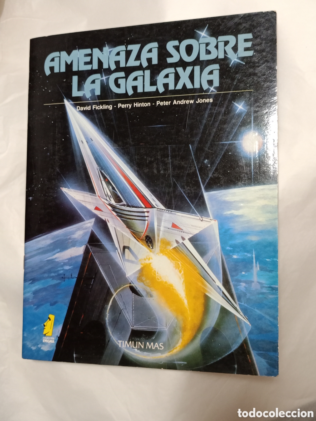 Libri di seconda mano: LIBRO/JUEGO AMENAZA SOBRE LA GALAXIA - TIMUN MAS - 1986